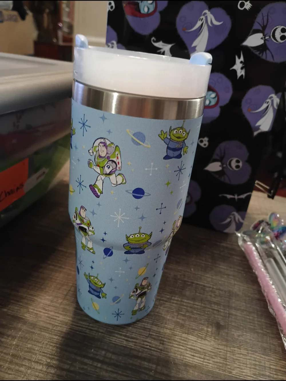 Toy Story Blue Travel Tumbler with Handle